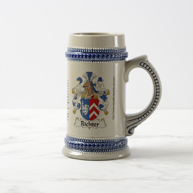 Richter Family Crest Stein (Right)