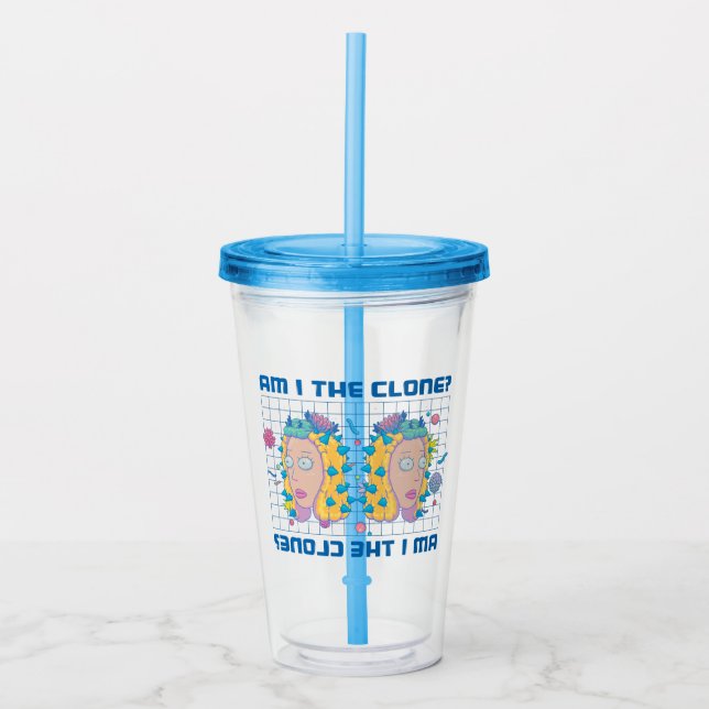 RICK AND MORTY™ | Am I The Clone? Acrylic Tumbler (Front)