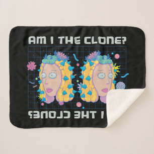 RICK AND MORTY™   Am I The Clone? Sherpa Blanket