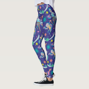 RICK AND MORTY™   Among Infected Cells Pattern Leggings