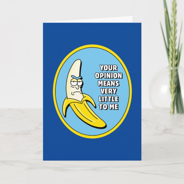 RICK AND MORTY™ | Banana Rick Badge Card (Front)