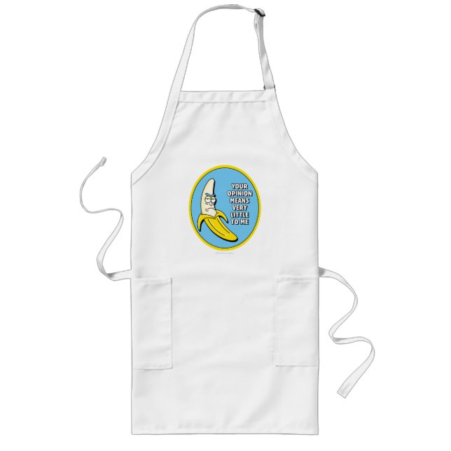RICK AND MORTY™ | Banana Rick Badge Long Apron (Front)