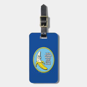 RICK AND MORTY™ Banana Rick Badge Luggage Tag