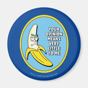 RICK AND MORTY™   Banana Rick Badge Magnet