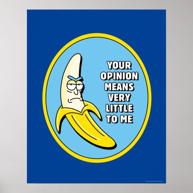 RICK AND MORTY™ | Banana Rick Badge Poster (Front)