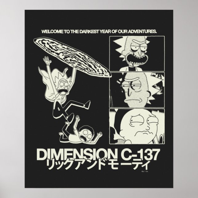 RICK AND MORTY™ | Dimension C-137 Poster (Front)