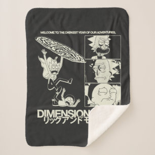 RICK AND MORTY™   Dimension C-137 Sherpa Blanket