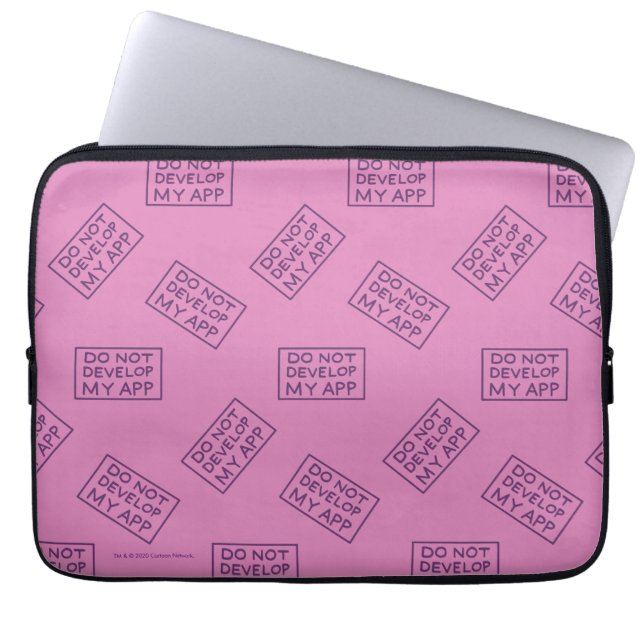 RICK AND MORTY™ | DO NOT DEVELOP MY APP LAPTOP SLEEVE (Front)