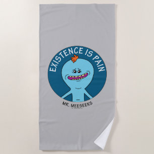RICK AND MORTY™   Existence Is Pain Beach Towel