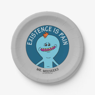 RICK AND MORTY™   Existence Is Pain Paper Plate