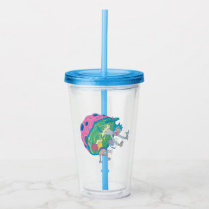 RICK AND MORTY™ Falling From Infected Portal Acrylic Tumbler
