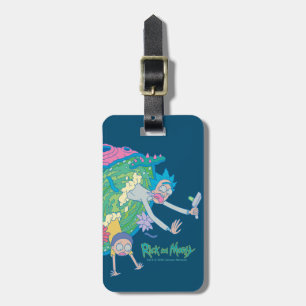 RICK AND MORTY™ Falling From Infected Portal Luggage Tag