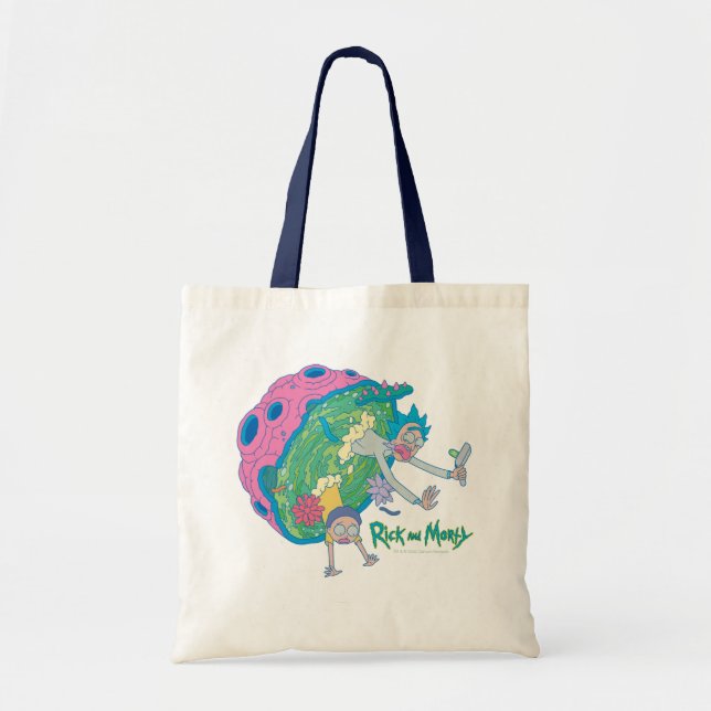 RICK AND MORTY™ | Falling From Infected Portal Tote Bag (Front)
