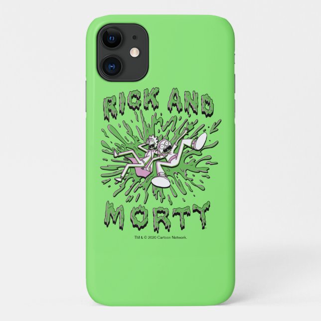 RICK AND MORTY™ | Falling Into Acid Vat Case-Mate iPhone Case (Back)