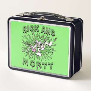RICK AND MORTY™ Falling Into Acid Vat Metal Lunch Box