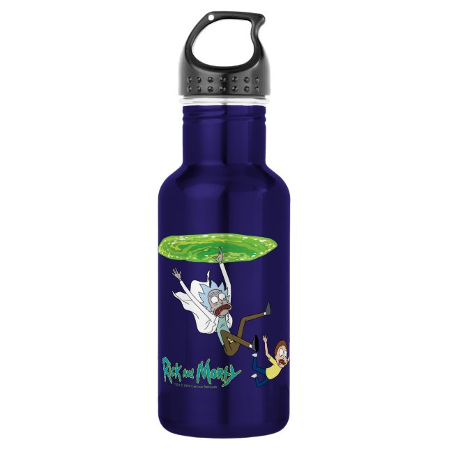 RICK AND MORTY™ | Falling Out Of Portal 532 Ml Water Bottle (Front)