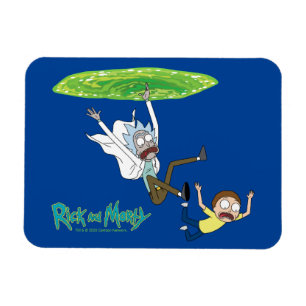 RICK AND MORTY™   Falling Out Of Portal Magnet
