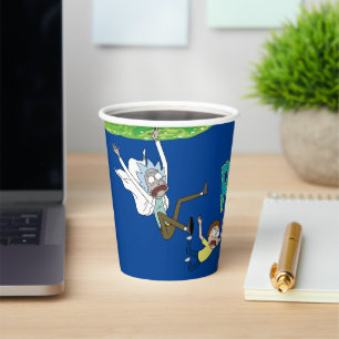 RICK AND MORTY™   Falling Out Of Portal Paper Cups