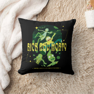 Rick and Morty Falling Quote Badge Cushion