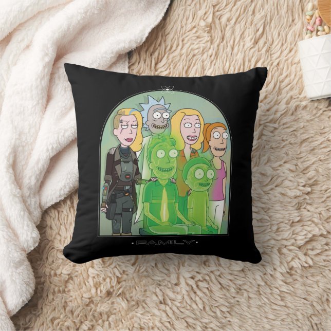 Rick and Morty Family Graphic Cushion (Blanket)