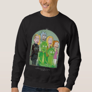 Rick and Morty Family Graphic Sweatshirt