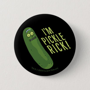 RICK AND MORTY™   Flip The Pickle 6 Cm Round Badge