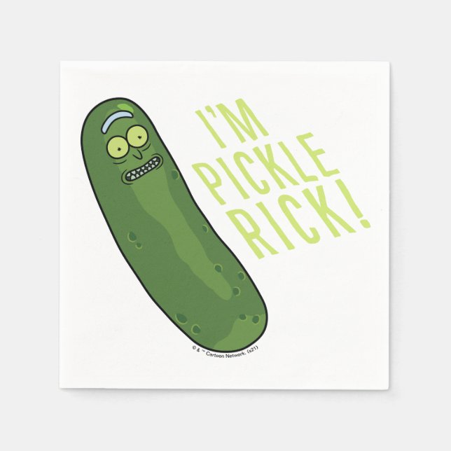 RICK AND MORTY™ | Flip The Pickle Napkin (Front)
