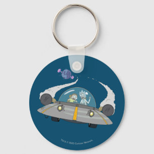 RICK AND MORTY™   Flying Off In Space Ship Key Ring