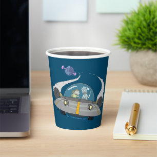 RICK AND MORTY™   Flying Off In Space Ship Paper Cups