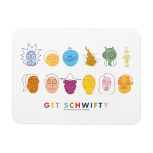 RICK AND MORTY™   Get Schwifty Magnet