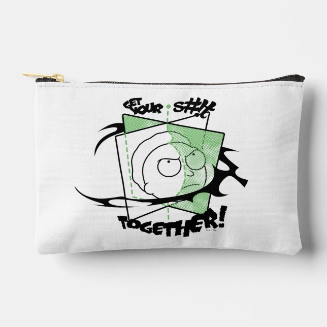 RICK AND MORTY™ | Get Your S#!t Together! Accessory Pouch (Front)