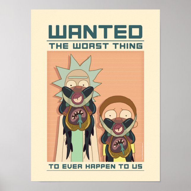 RICK AND MORTY™ | Glorzo Wanted Poster (Front)