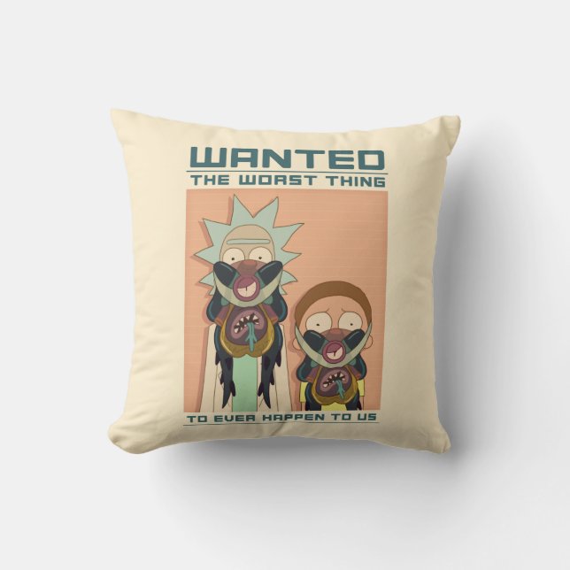 RICK AND MORTY™ | Glorzo Wanted Poster Cushion (Front)
