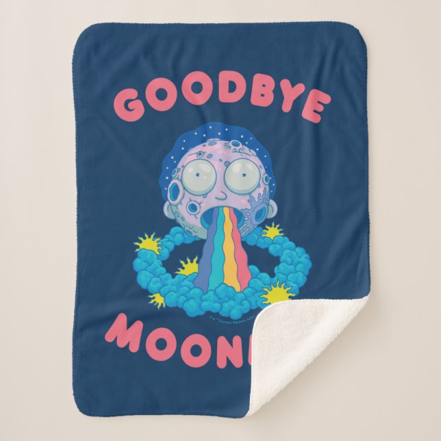 RICK AND MORTY™ | Goodbye Moonmen Sherpa Blanket (Front)