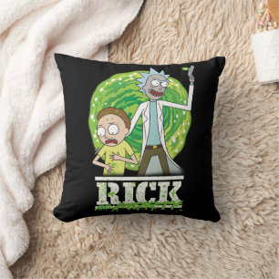 RICK AND MORTY™ Green Splash Cushion