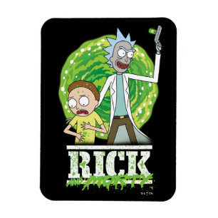 RICK AND MORTY™   Green Splash Magnet