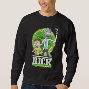 RICK AND MORTY™   Green Splash Sweatshirt