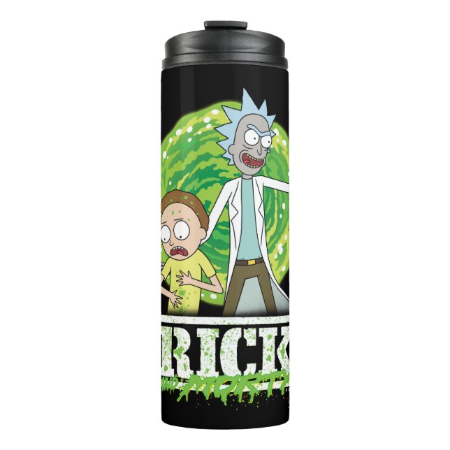 RICK AND MORTY™ | Green Splash Thermal Tumbler (Front)