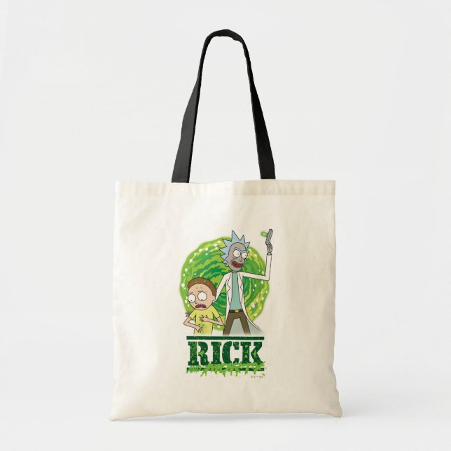 RICK AND MORTY™ | Green Splash Tote Bag (Front)