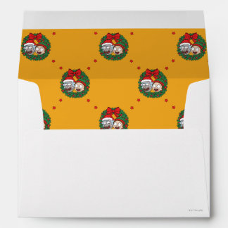 Rick and Morty | Holiday Wreath Pattern Envelope