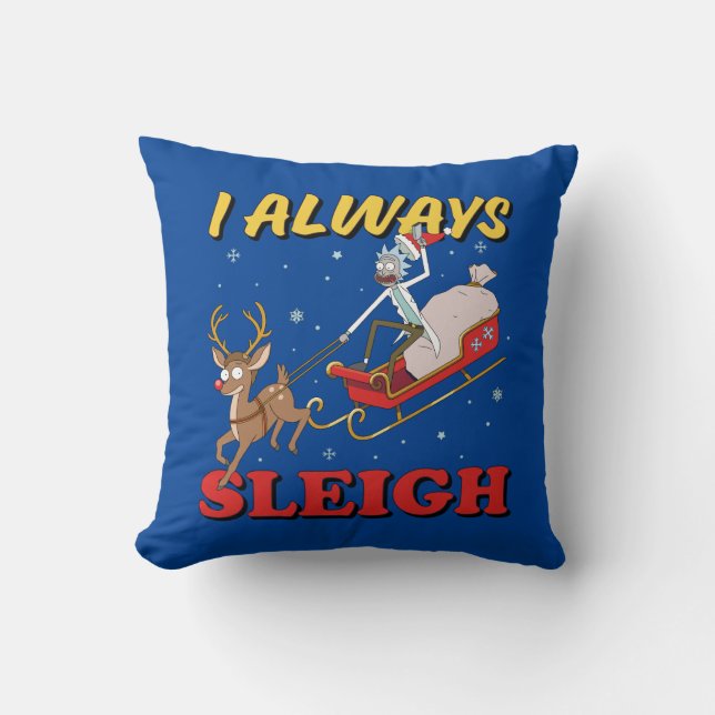 Rick and Morty | I Always Sleigh Cushion (Front)