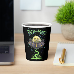 RICK AND MORTY™   Illustrated Space Flight Graph Paper Cups