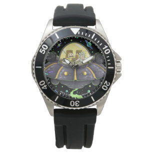 RICK AND MORTY™   Illustrated Space Flight Graph Watch