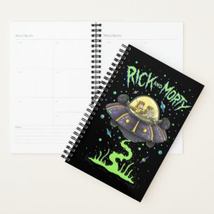 RICK AND MORTY™ Illustrated Space Flight Graphic Planner