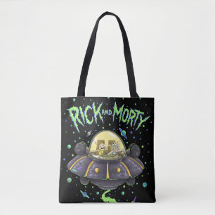 RICK AND MORTY™ Illustrated Space Flight Graphic Tote Bag