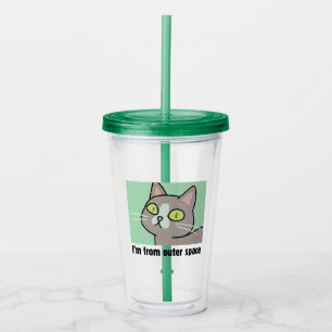 RICK AND MORTY™   I'm From Outer Space Acrylic Tumbler