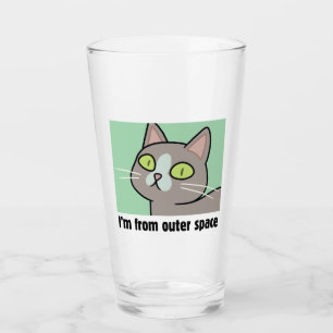 RICK AND MORTY™ I'm From Outer Space Glass