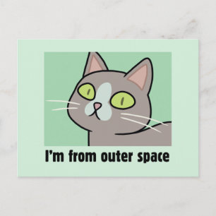 RICK AND MORTY™   I'm From Outer Space Invitation Postcard