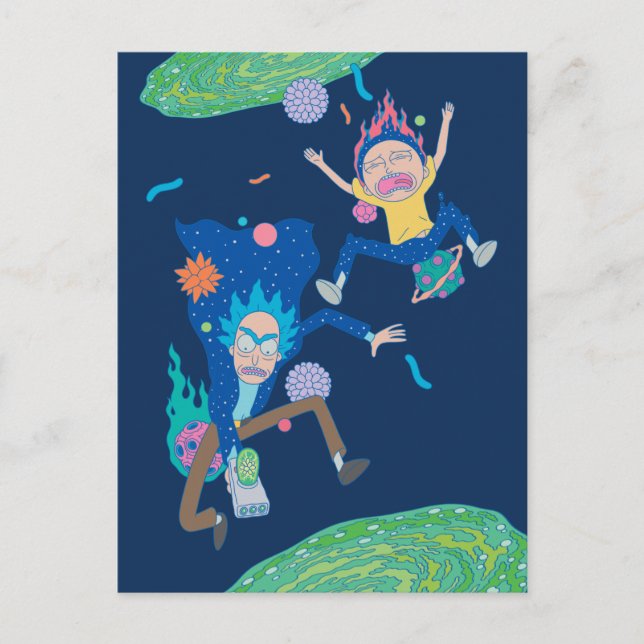 RICK AND MORTY™ | Infected Portal Jump Invitation Postcard (Front)