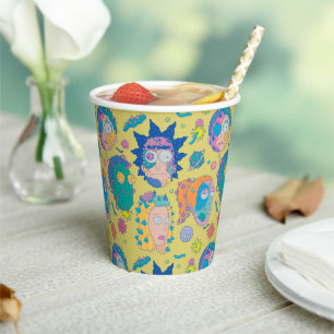RICK AND MORTY™   Infected Smith Family Pattern Paper Cups